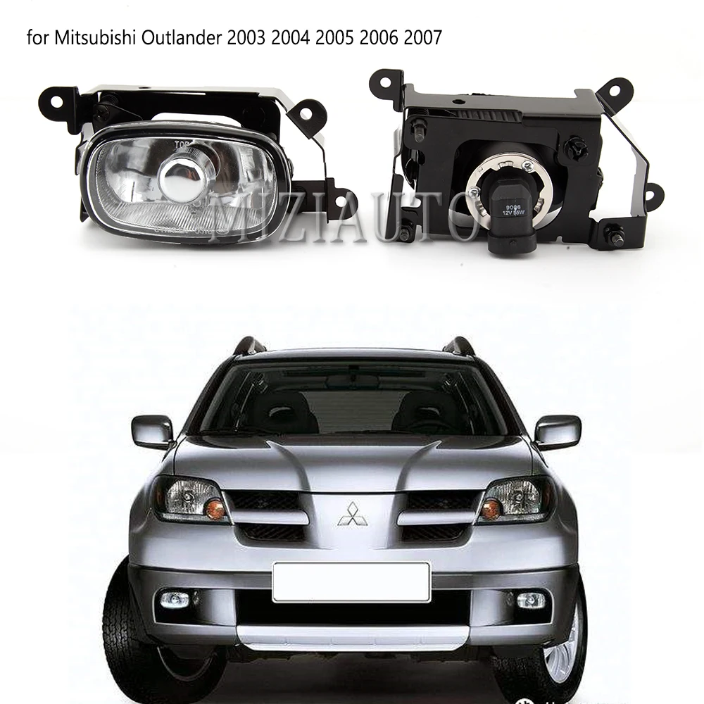 1 шт. передние противотуманные светильник DRL Дневной для Mitsubishi Outlander 2003 2004 2005 2006 2007