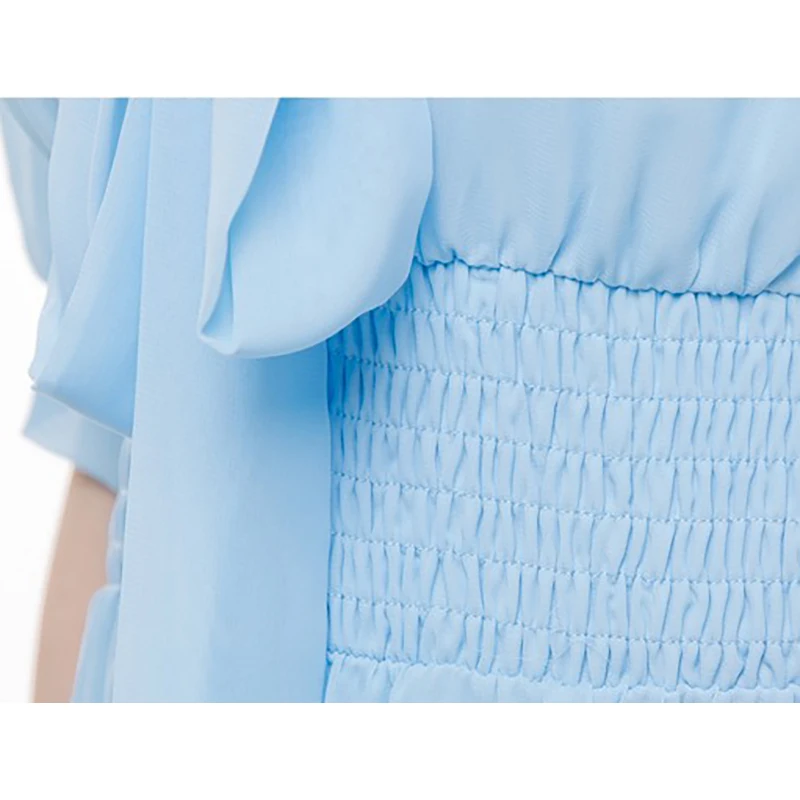 Новинка 2017 летнее модное Повседневное платье с бантом одежда размера плюс