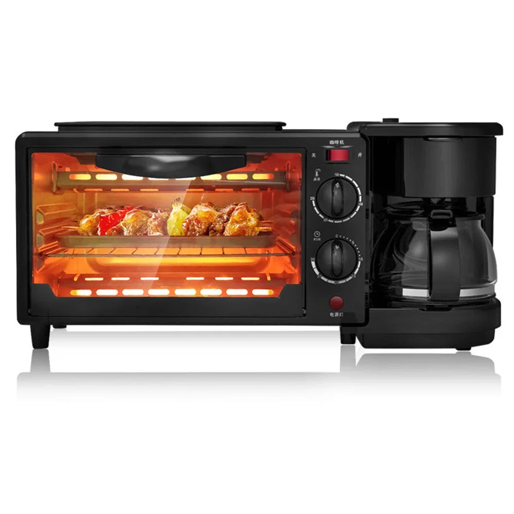 Электрическая машина для завтрака многофункциональная кофеварка сковорода