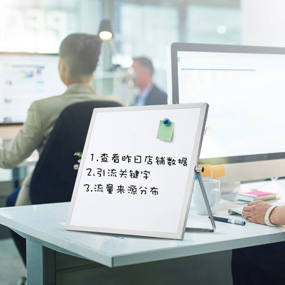 Двухсторонняя Белая Мини доска для рисования сообщений Офисная школьная