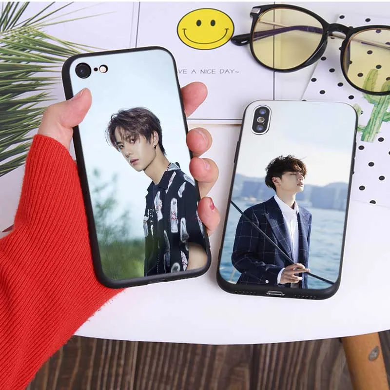 For iPhone X XS MAX XR 7 8 6 6S plus 5S SE Clear Soft Silicone Phone Case Wang Yibo |
