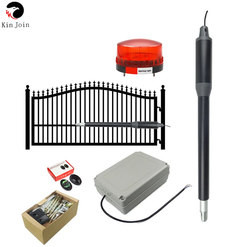 

KINJOIN 200KGs Automatic Single Swing Automatic Gate Opener Kit Suitable For Opening Gates /Gate Motor Solar Powered Optional