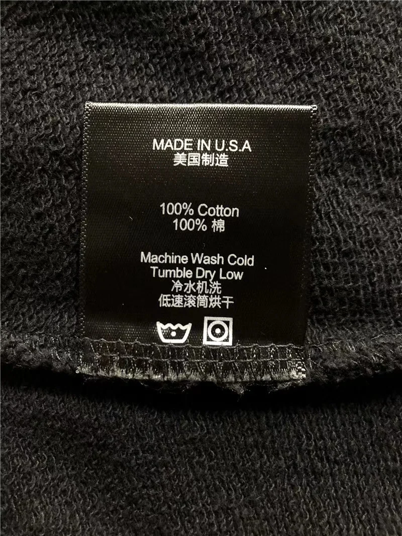 

2021FW Rhude Shocker Hoodie Men Women 1:1 Top Quality Vintage Pullover Gesture lightning Digital Print Rhude Sweatshirts