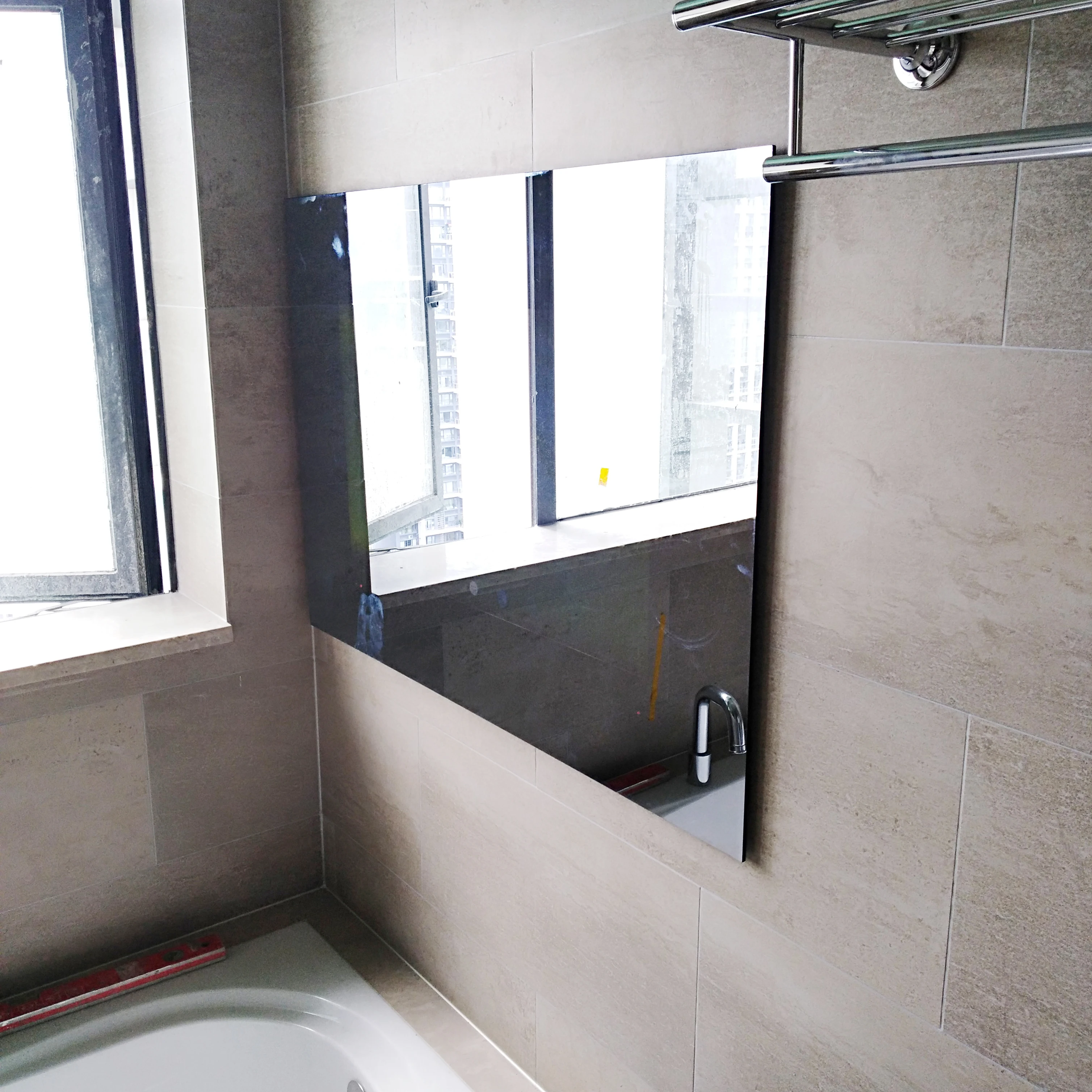 Светодиодный телевизор 27 дюймов для ванной комнаты водонепроницаемое зеркало