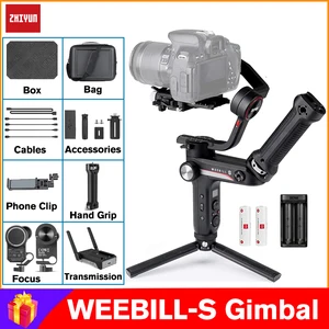 3-осевой Ручной Стабилизатор Zhiyun weeball S для Sony Panasonic LUMIX Nikon Canon DSLR и беззеркальной камеры