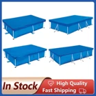 Чехол для бассейна, полиэтиленовый чехол, тканевый коврик, изоляция рамы, защита от дождя, пыли, для уличной виллы, сада, бассейна