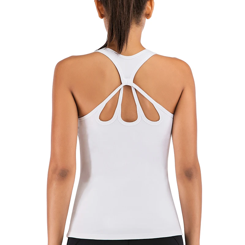 Укороченный топ для йоги Zhangyunuo футболка без рукавов фитнеса Спортивная Женская