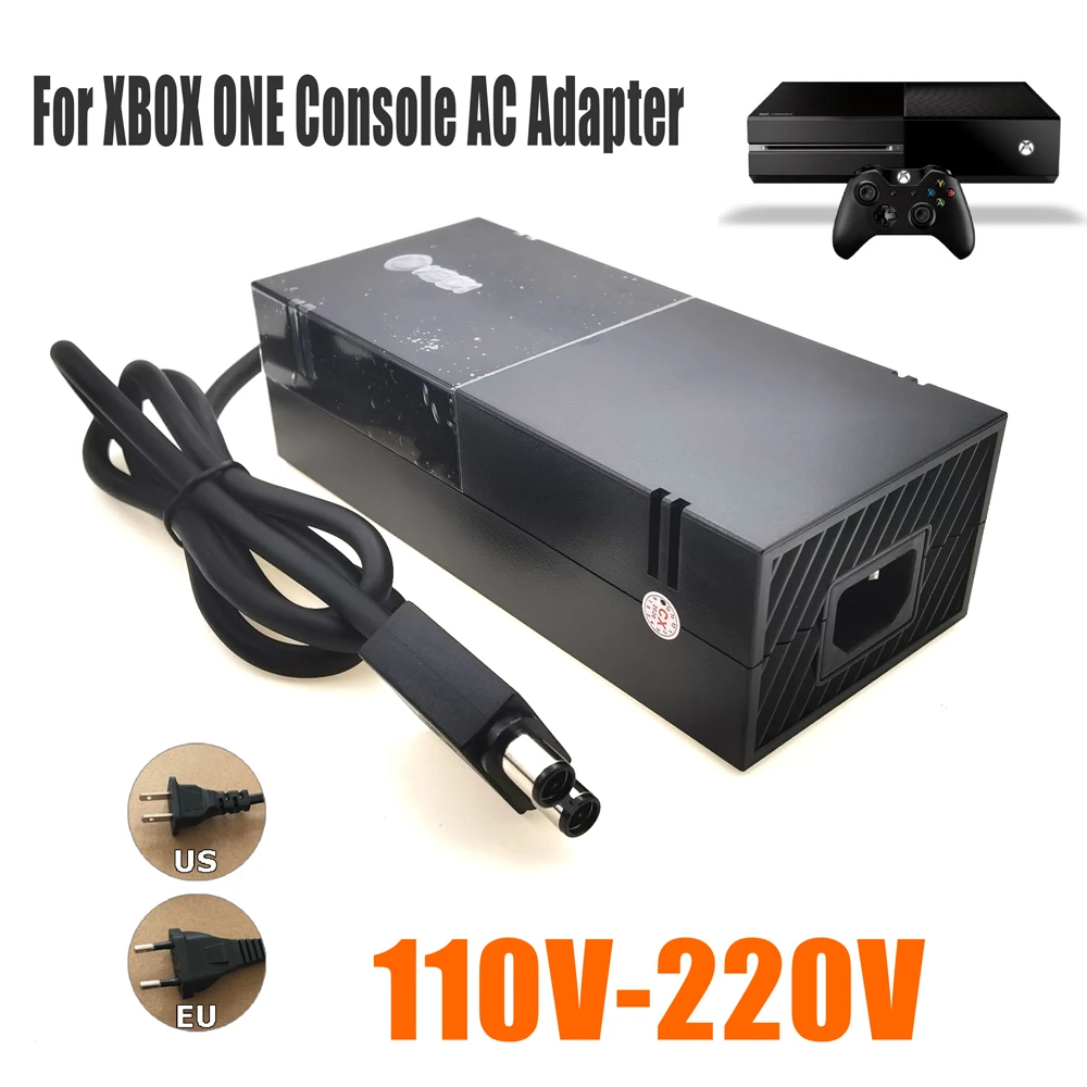 NEW For Xbox One Original Console AC Adapter Brick Charger Power Supply 110V-220V EU Plug US Plug