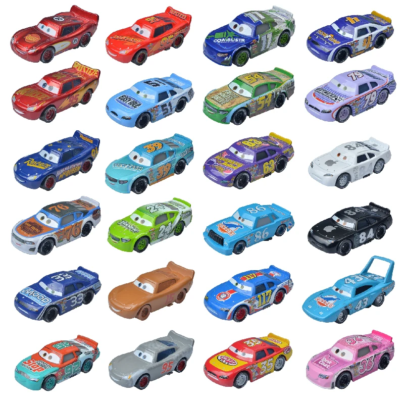 

38Style Disney Pixar Cars 3 Lightning McQueen Jackson Storm The King Mater 1:55 Diecast Metal Alloy Model Car Toys For Boy Gifts