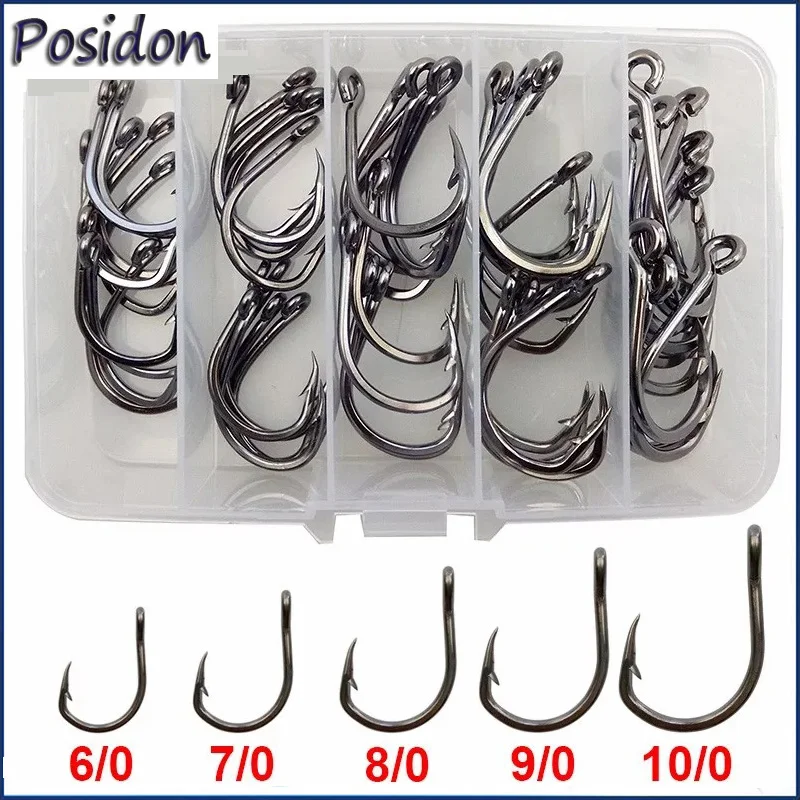 Posidon 50 ⑤ кор. 10827 рыболовные крючки круглые Крючки из прочной нержавеющей стали