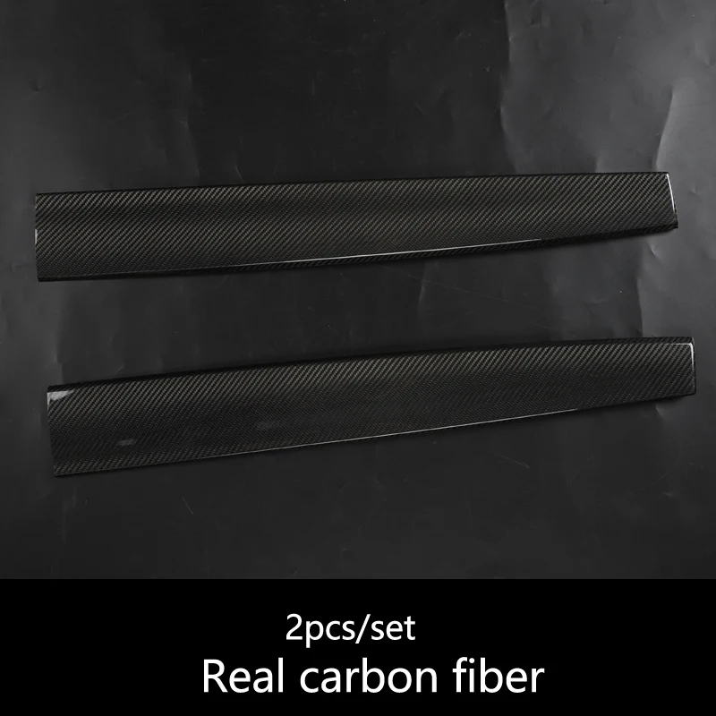 Carbon fiber 2pcs Для tesla модель 3 аксессуары/автомобильные аксессуары tesla центральная консоль модель 3 tesla три центральная консоль tesla модель 3 Карбон - Название цвета: Carbon fiber 2pcs
