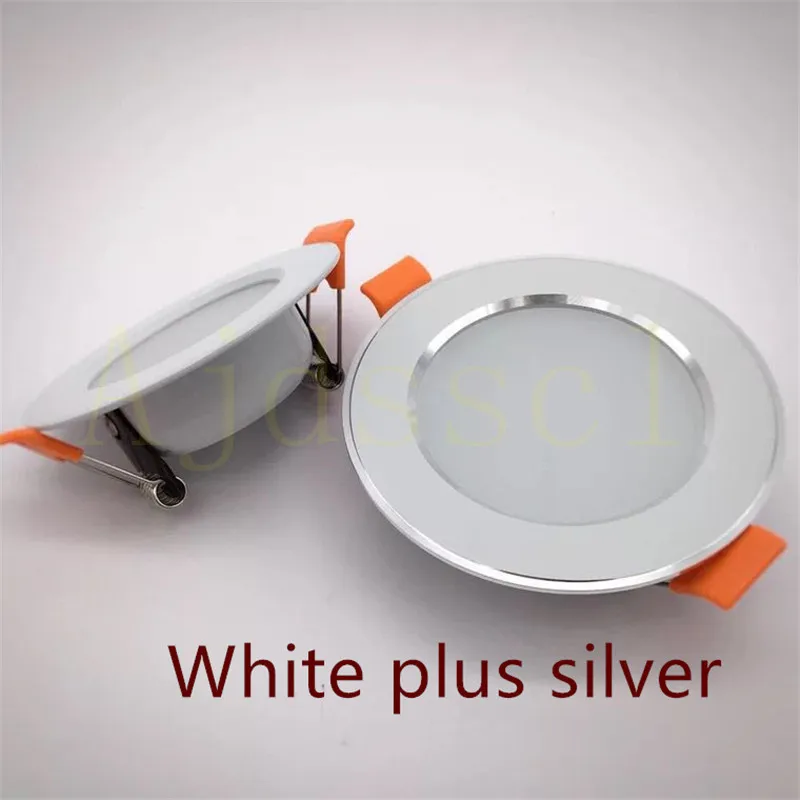 10PCS LED Downlight  Dimmable 220V 3-color dimming LED downlight 5W 7W 9W 12W 15W Recessed in LED Ceiling Downlight Light Lamp images - 6