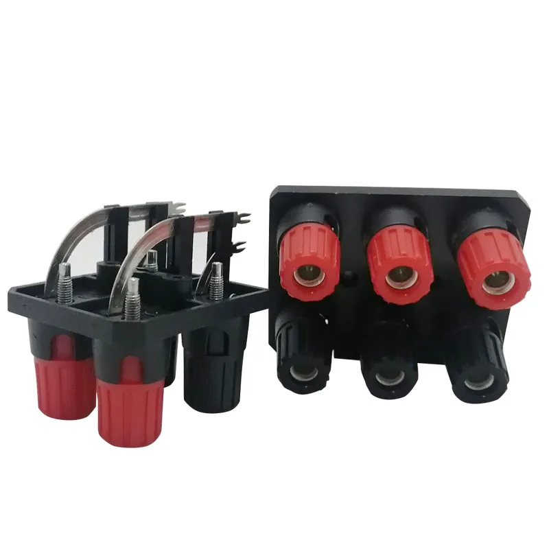 Розетка с разъемом типа банан 4/6 контактов|Коннекторы и разъёмы| |