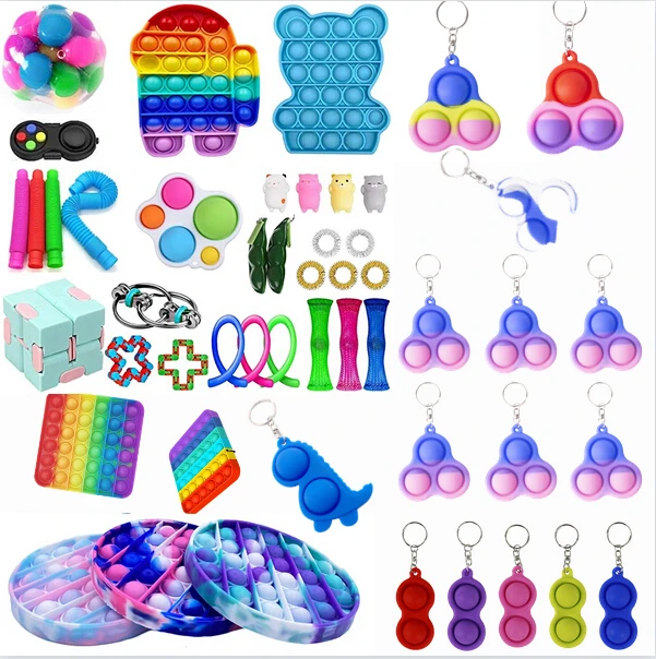 1 29 шт. беспокойная игрушка по дешевым ценам сенсорная Непоседа упаковка игрушек