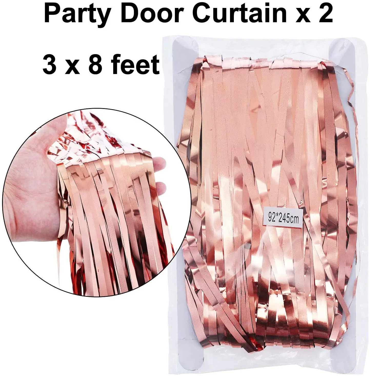 Новогодние вечерние украшения набор алюминиевой фольги кисточка занавес для