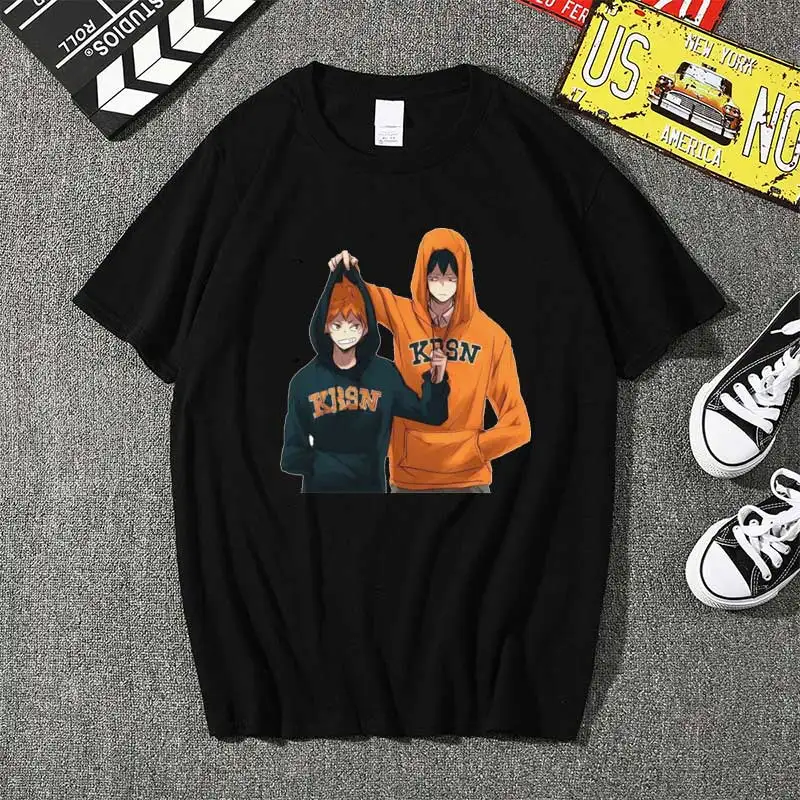 

2020 Haikyuu T-Shirt T Shirt Men Kawaii Summer Tops Karate Graphic Tees Fashion Tee Shirt Unisex Harajuku Shirt Male