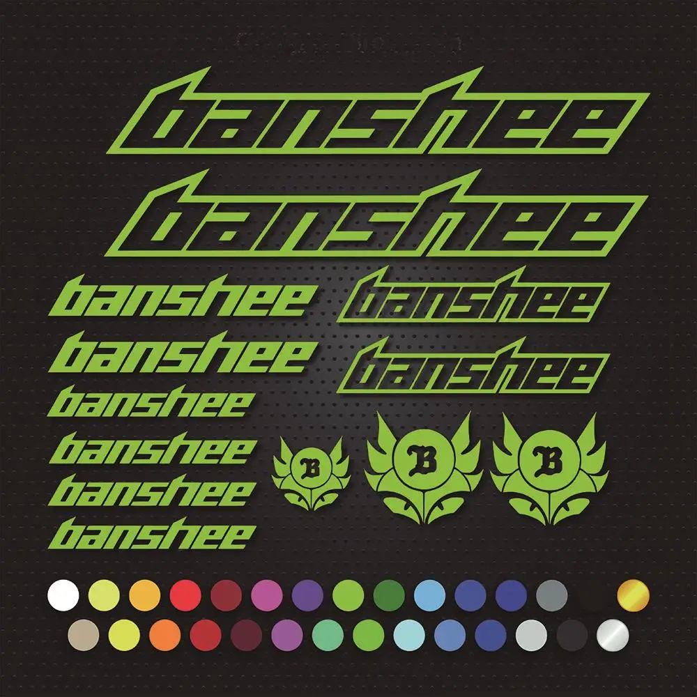 

Reflective Banshee Stickers Cinelli for Road Bike Mountain Cycling Sticker MTB Bicycle Wheels Decal Protector Parts