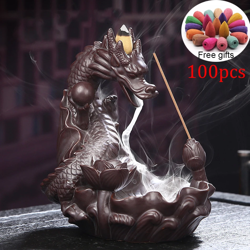 Курильница для благовоний в западном стиле Pterosaur керамическая курильница ручной