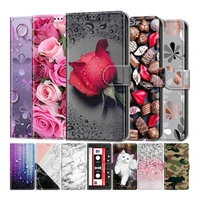 luxury skin leather case for samsung galaxy a40 a50 a50s a30s a51 a70 a71 a750 a20 a30 flip wallet card slots book phone cover
