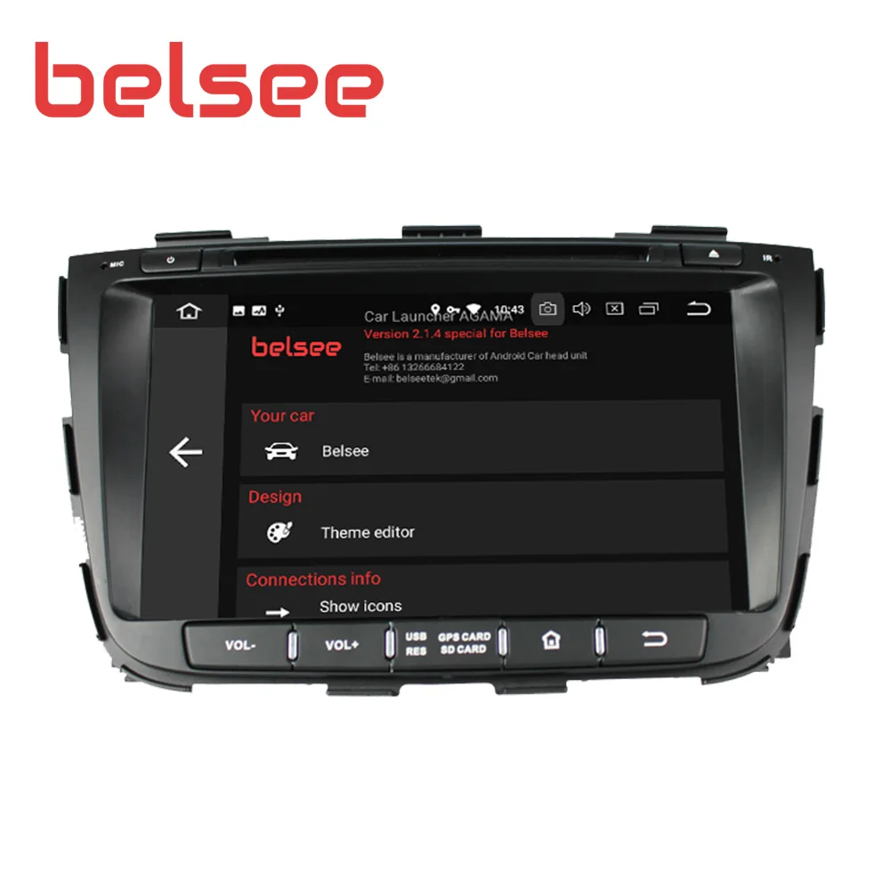 Автомагнитола Belsee Android 9 0 для Kia Sorento 2013 2014 4 Гб 64 стерео аудио GPS навигация