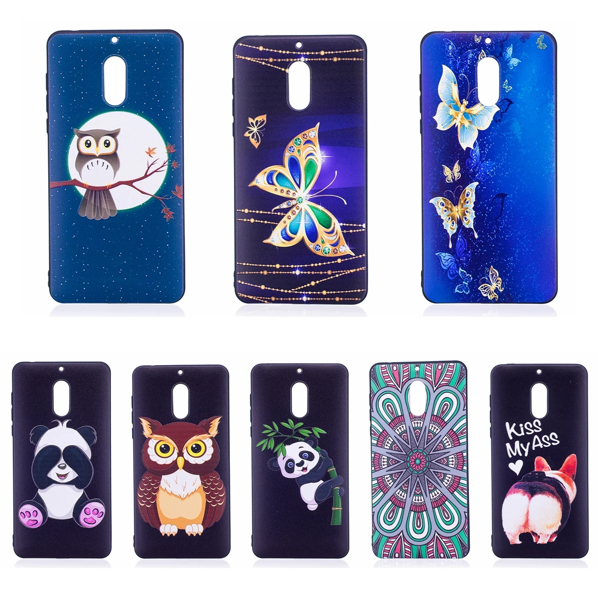 Чехол для Nokia 6 роскошный чехол из ТПУ с милым рисунком чехол-бампер Nokia6 мягкий