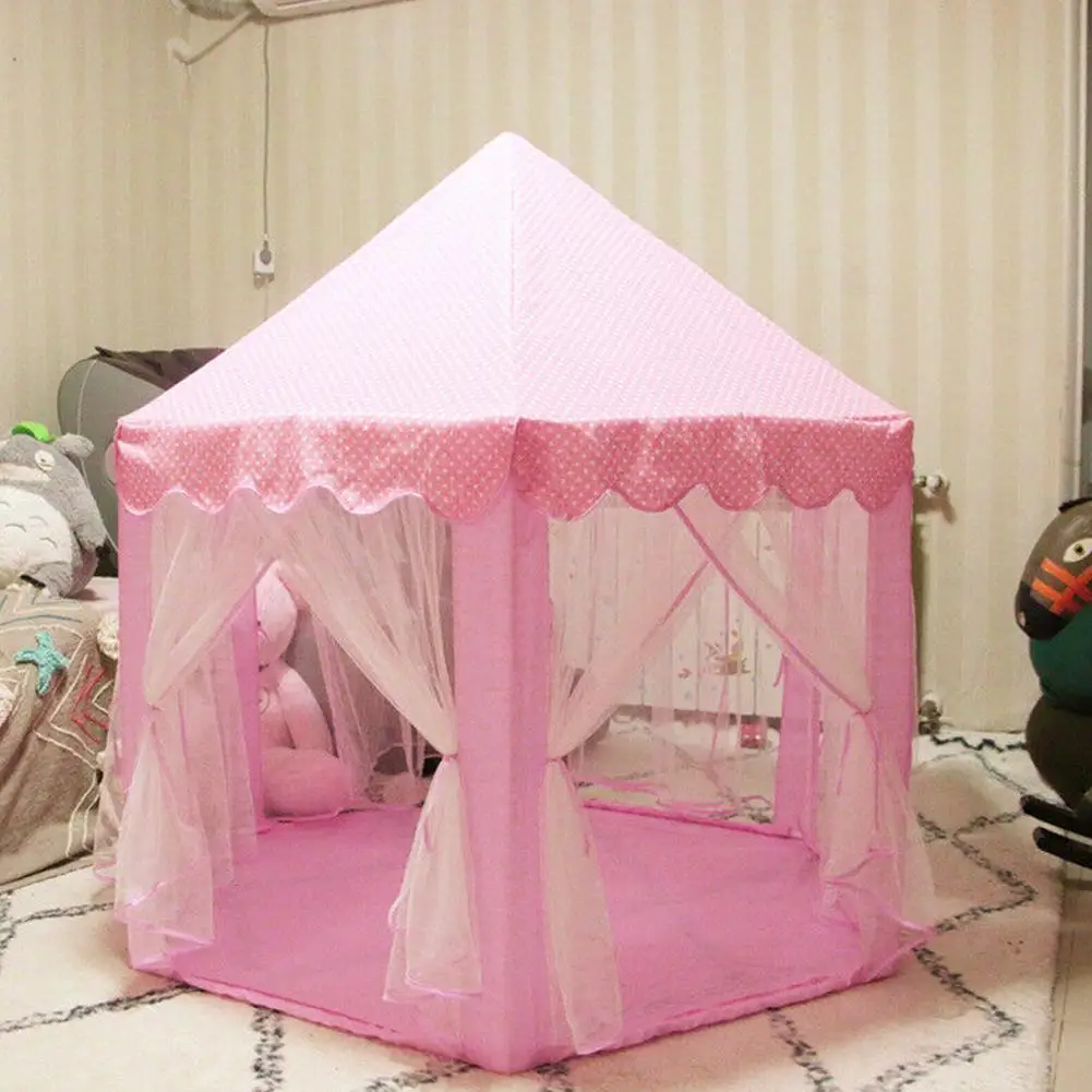 Детская игровая палатка сказочная принцесса девочка мальчик шестигранный