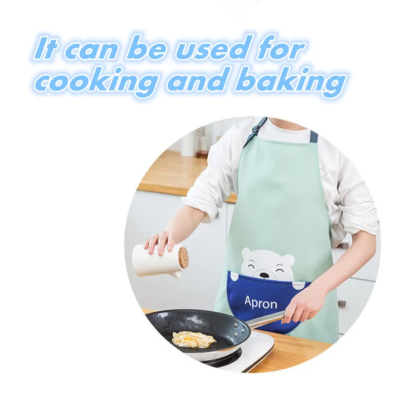 1 шт. Водонепроницаемый Фартук маслостойкая Бытовая кухонная юбка мультяшный