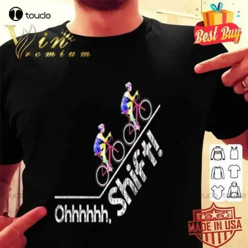 

Oh Shift Running And Cycling Shirt Unisex Women Men Tee Shirt
