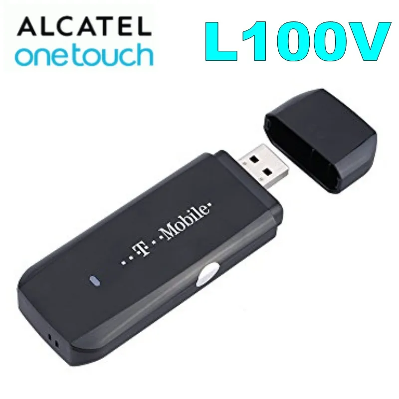 Разблокированный Alcatel One Touch L100V 4G LTE мобильный широкополосный USB модем 4 ключа со