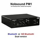 Усилитель Nobsound PM1, Hi-Fi, Bluetooth, NFC, 20 Вт + 20 Вт, BT или без BT, две версии, усилитель мощности 220 В или 110 В