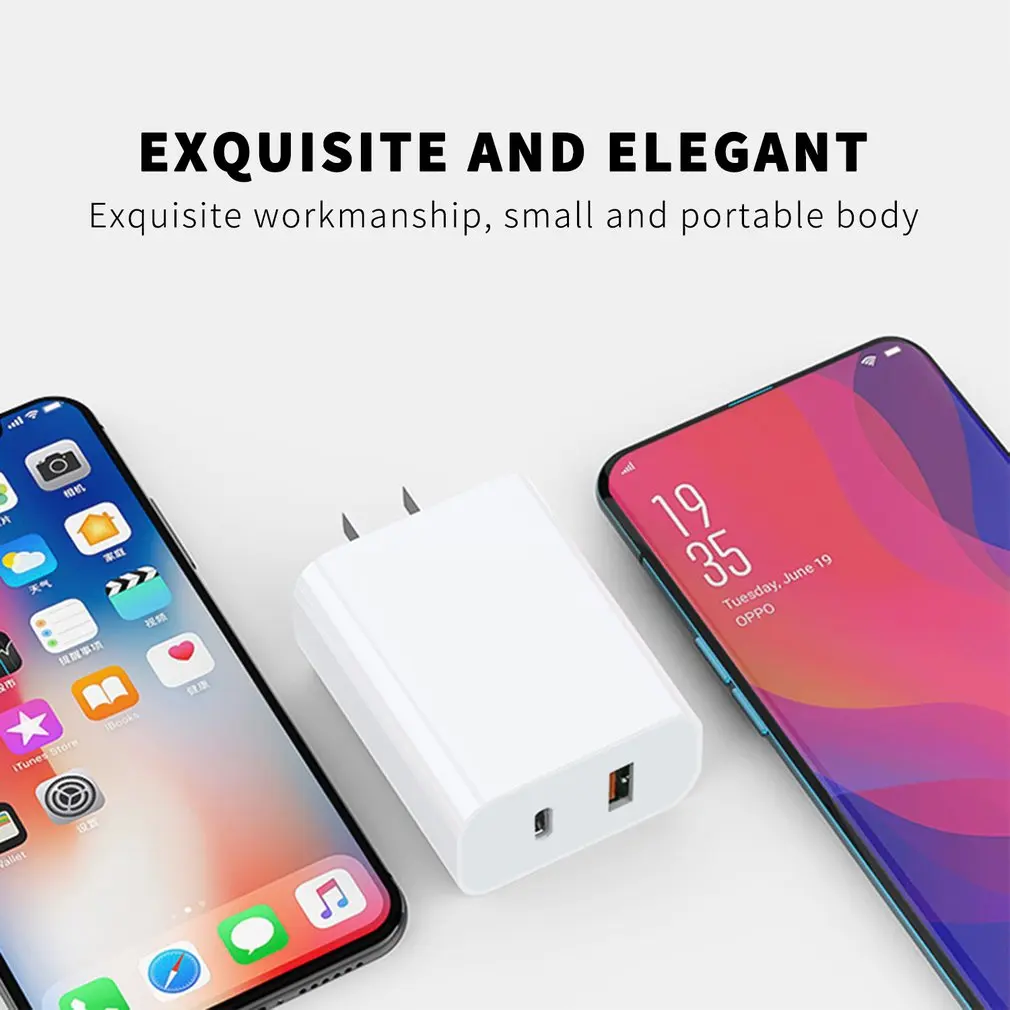 

Apple PD2.0 + QC3.0 USB-A + Type-C