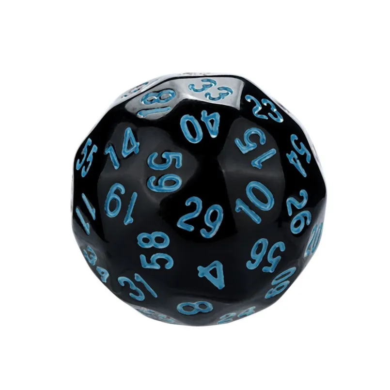 brown dice set Многогранник D60 поли игральные кости акриловые игральные кости DND наборы dados poliedricos абсолютно dados rpg игральные кости набор d60 30A20 - Цвет: brown dice set