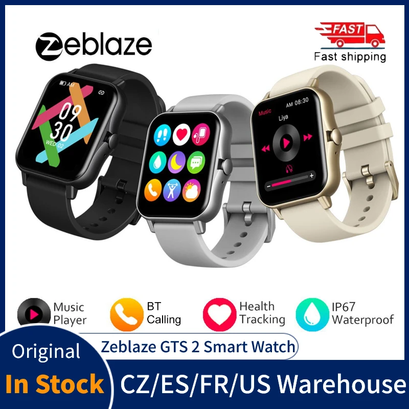 

Zeblaze GTS 2 Smart Band Bluetooth 5.0 Fitness Tracker IP67 Waterproof Sleep Heart Rate Blood Pressure Monitor Sports Smartwatch