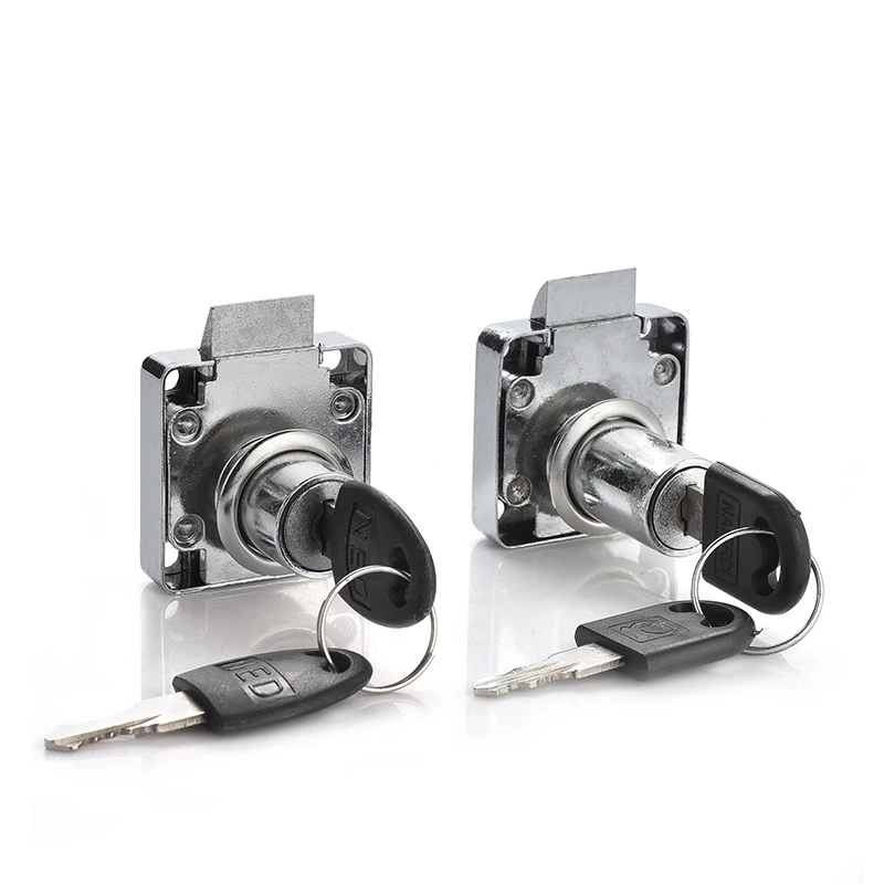 Замок на ящики для шкафа Кулачковые замки с 2 ключами и одинаковым ключом