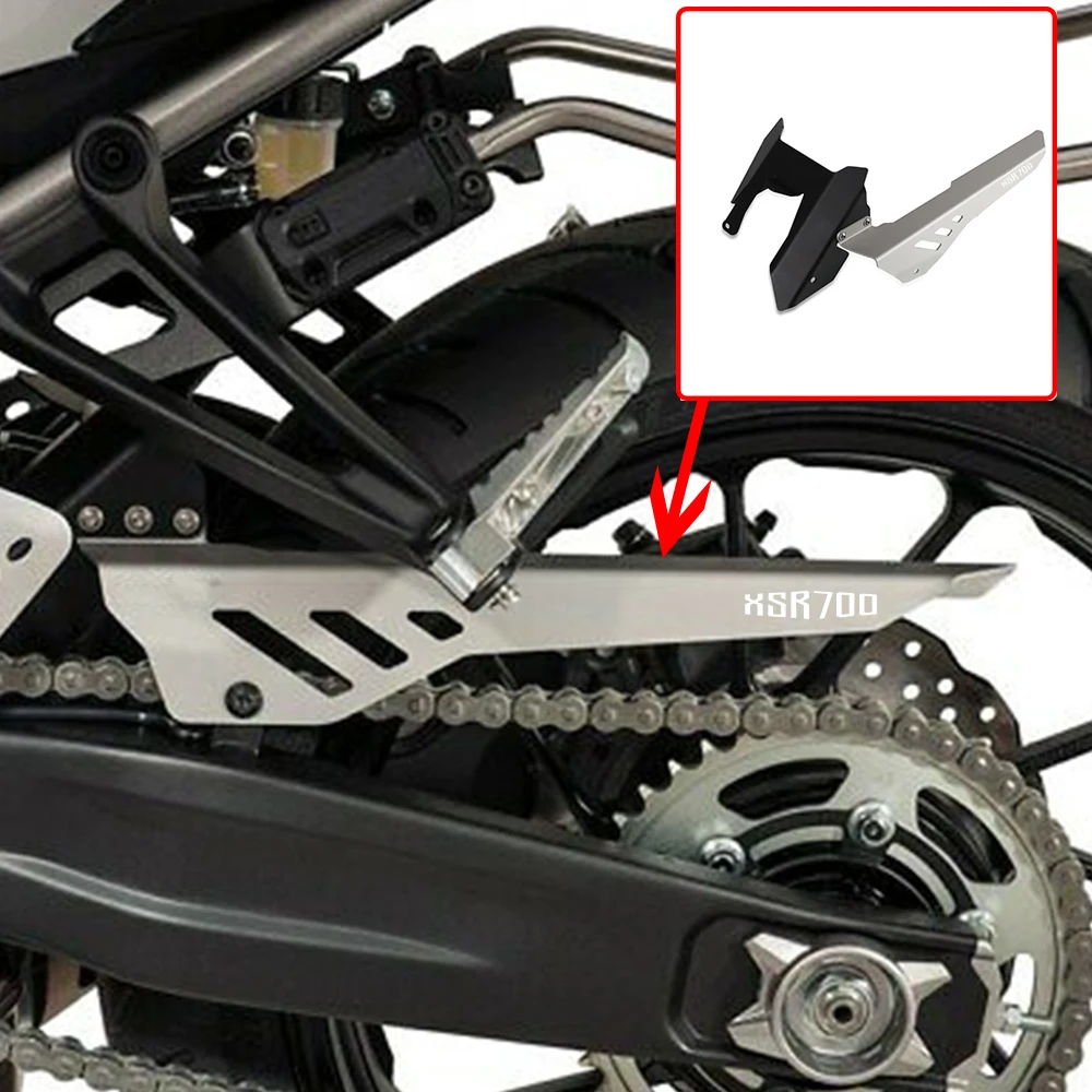 

For Yamaha XSR700 2015 2016 2017 2018 2019 2020 2021 XSR 700 XTribute Motor Chain Guard Cover Rear Fender Tire Hugger Mudguard