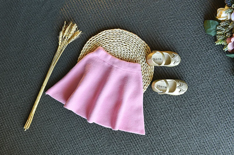 

2020 new children girls sweater skirt baby jacket knitted cardigan two-piece suit