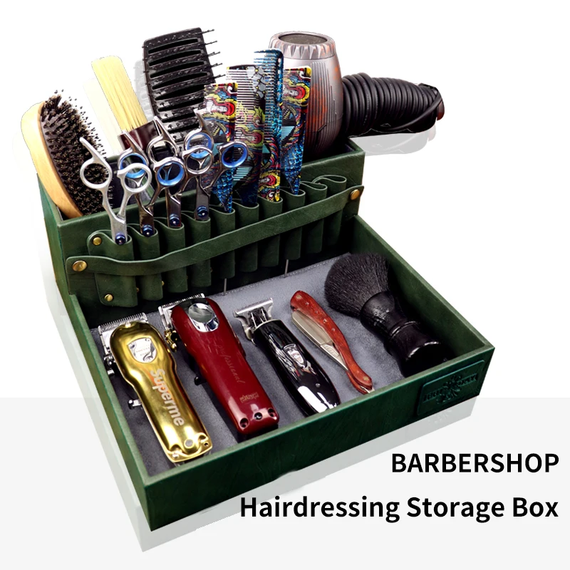 Barbershop Senior Hairdressing Hair Styling Tools Storage Case Large Capacity Scissors Comb Storage Pouch Bag Holder