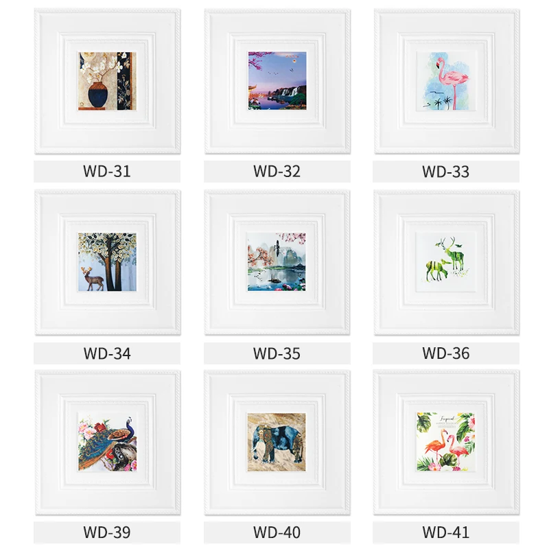 Kaguyahime DIY Wallpaper Foam Plants Poster Print Self-Adhesive Pictures Art Decoration Home Decor 8mm thickness Wall Stickers |
