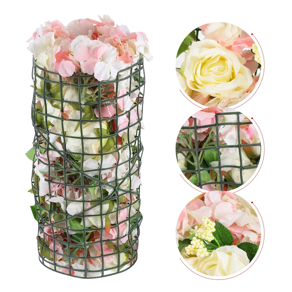 

1pc Flower Wall Decor Artificial Flower Wall Decor Flower Wall For Home Store