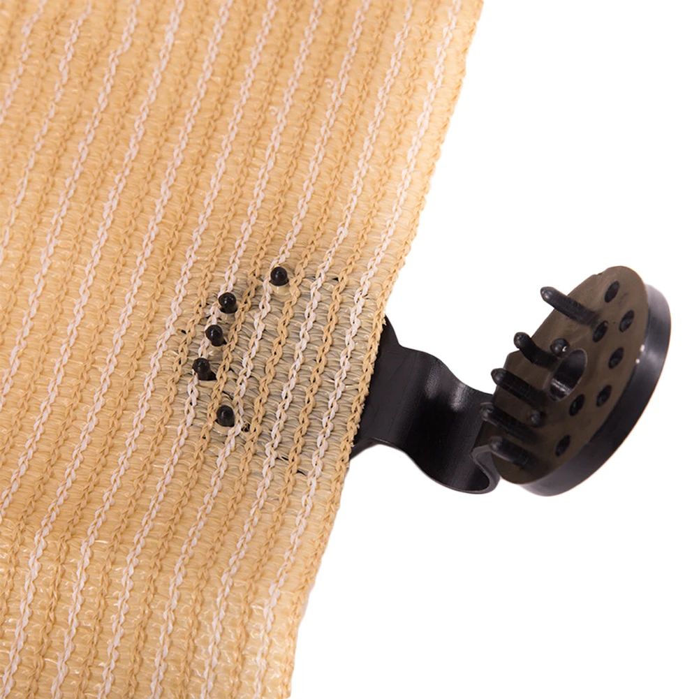

10/20/30/50pcs Sunshade Net Clip Greenhouse Shade Cloth Fix Clamp Plastic Grommet Fence Netting Installation Hook Garden Tools