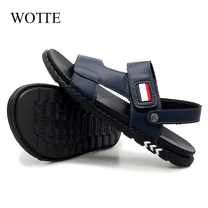 Мужские Пляжные Шлепанцы из микрофибры на ремешке|Сандалии| |