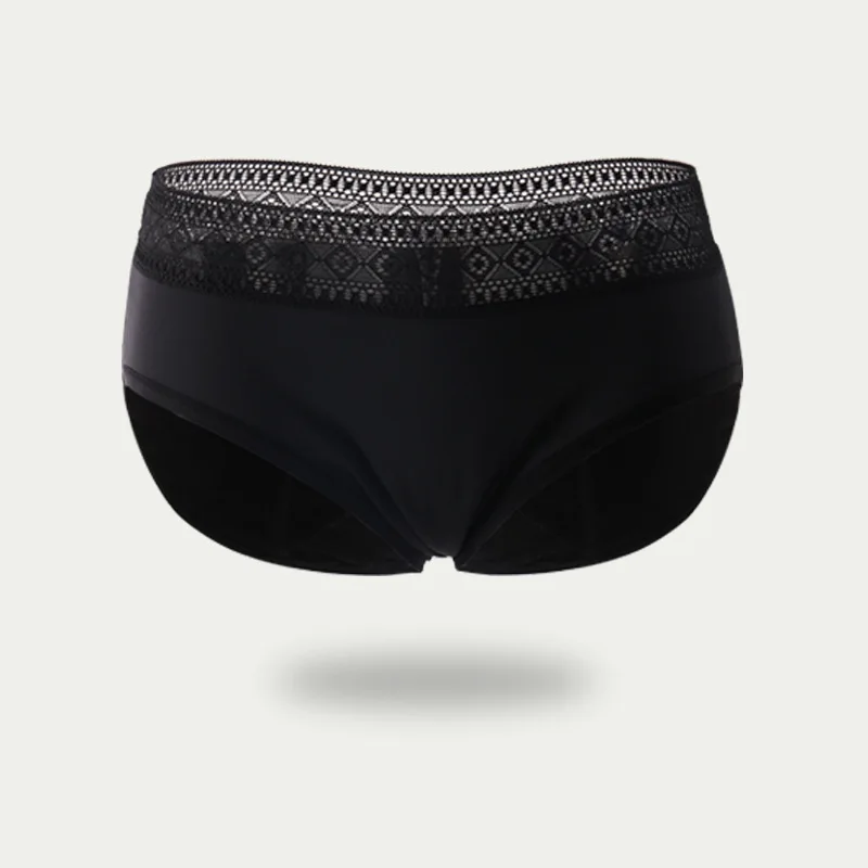 Женские кружевные менструальные трусики физиологические брюки непротекающие