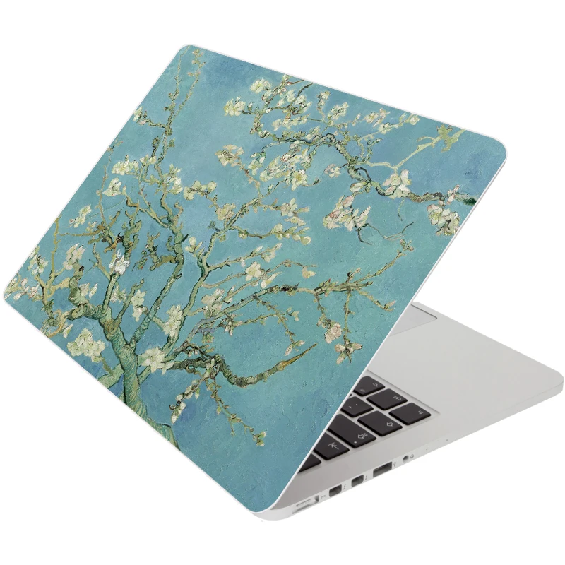 Миндальный Цветок Живопись Ван Гога наклейка для ноутбука Наклейка на MacBook Pro Air retina 11 12 13 15 дюймов Mac полное покрытие кожи ноутбука