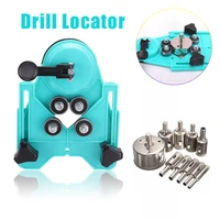 Ceramic Tile Glass Locator Diamond Opening Positioning Guide Drill Bit Guide Hole Clamping Range Construction Tools Drill Guide