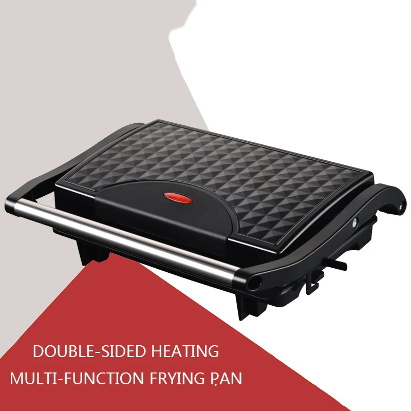 double barbecue machine household mini breakfast barbecue machine 220v110v sausage burger toast grilling steak machine free global shipping