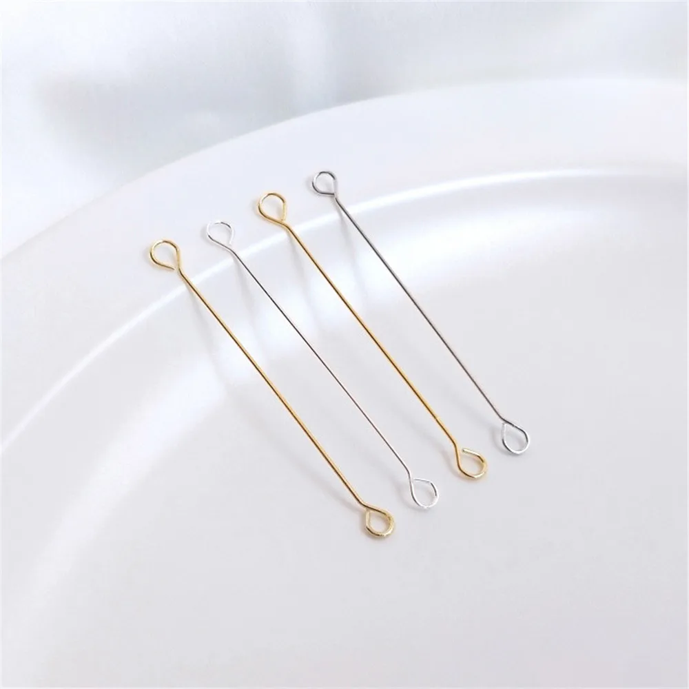 Титановая Сталь 14K золото двойная головка 9 слов игла 18K Нержавеющая сталь