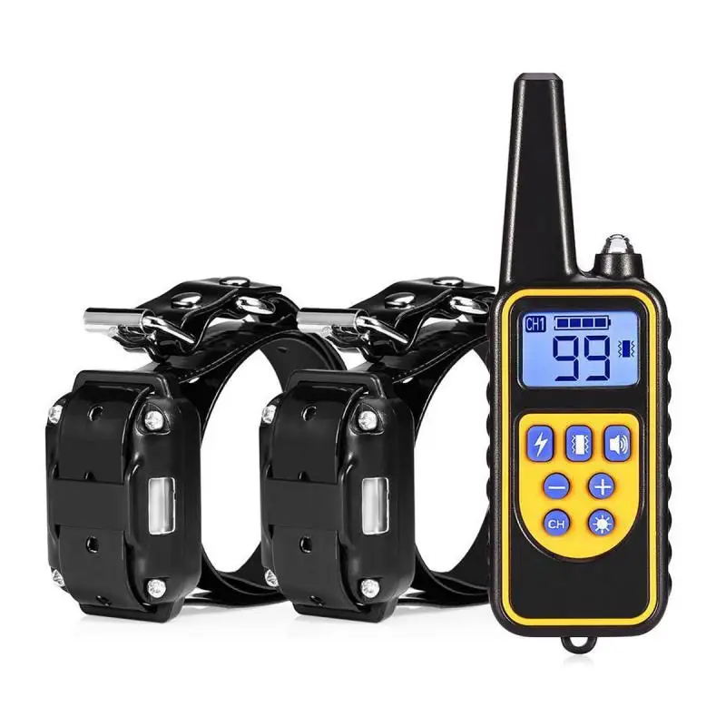 

Dog Collar Anti-barking Pet Collar Bark Stopper Remote Dog Training Beep Electric Shock Collar Waterproof Remote Receiver
