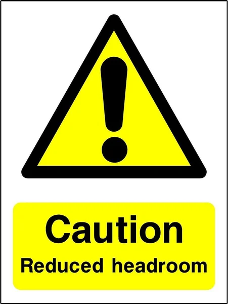 

Caution Reduced Headroom Safety Sign Metal Tin Sign 8x12 Inch