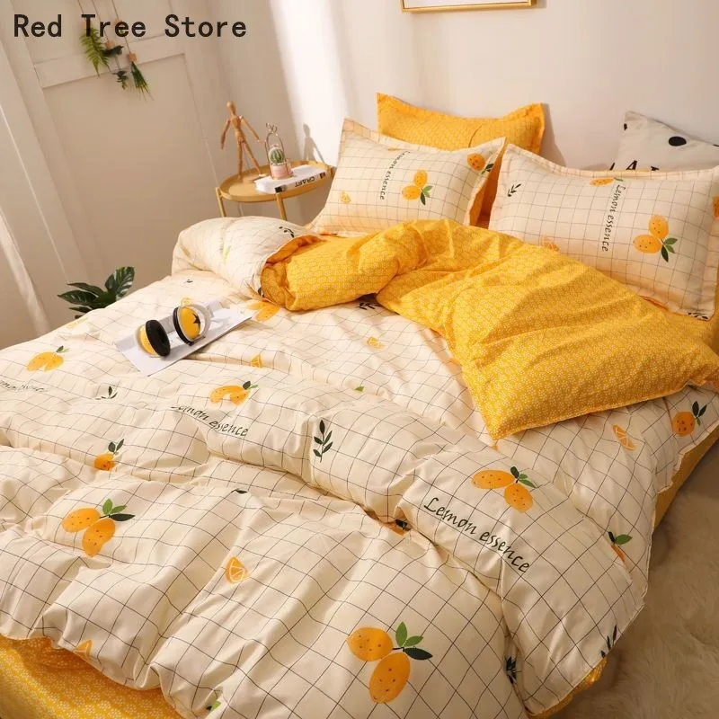 

3D Bedding Set Plaid Stripes Pattern Duvet Cover with Pillowcases Sheet 3-4pcs In Stock Comforter Queen King Twin Full Size