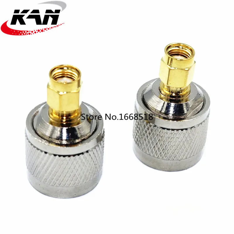 2 шт. N штекер SMA Гнездовой разъем RF коаксиальный адаптер прямой тип для сотового